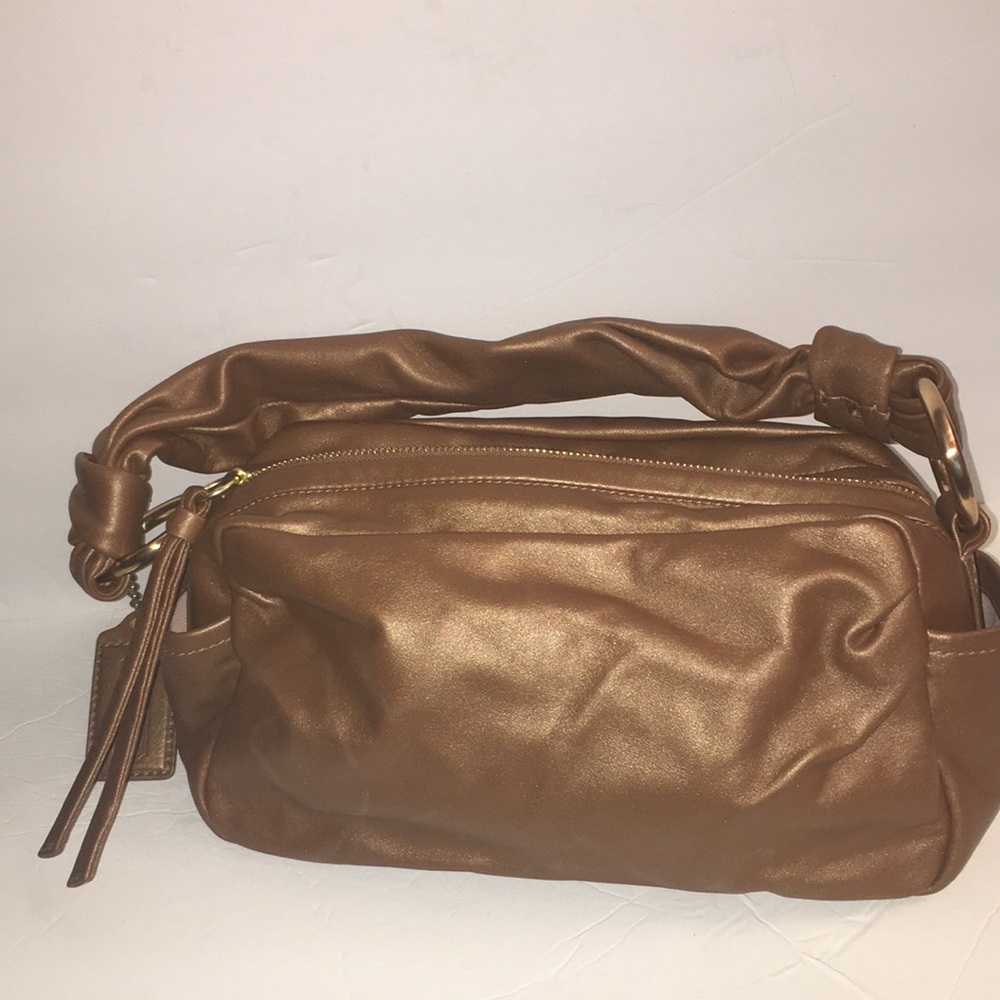 Coach purse rose brown